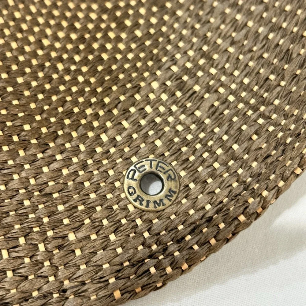 Peter Grimm Western Cowboy Rodeo Brown Cow Boy Hat Brown Suede Hatband One Size‎